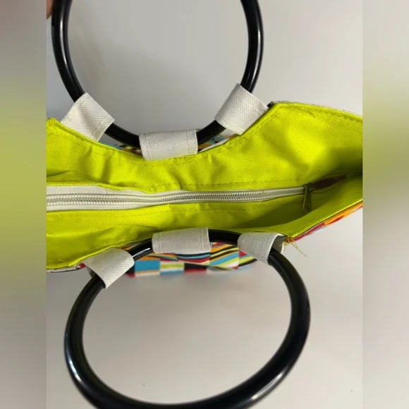 Colorful Beach Bag Poolside Bag - Picture 7 of 11